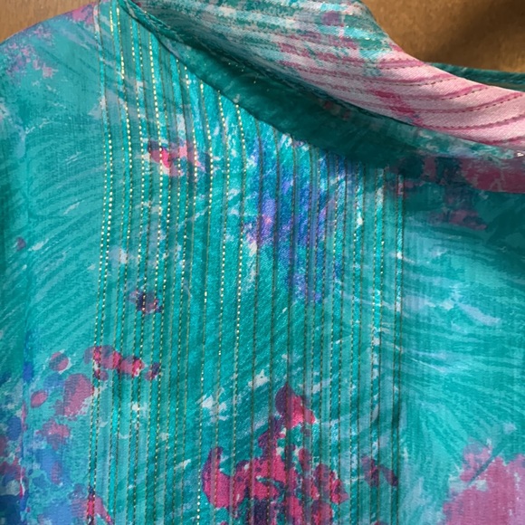 VINTAGE NAT KAPLAN SILK SHIFT DRESS - Picture 4 of 11